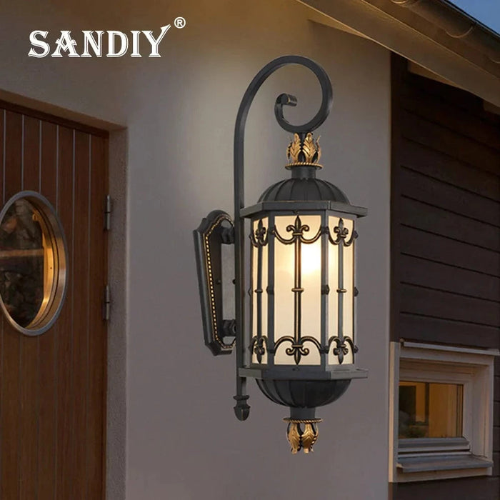 Applique murale extérieure étanche LED style rétro-vintage de qualité supérieure | Marco Lucetti