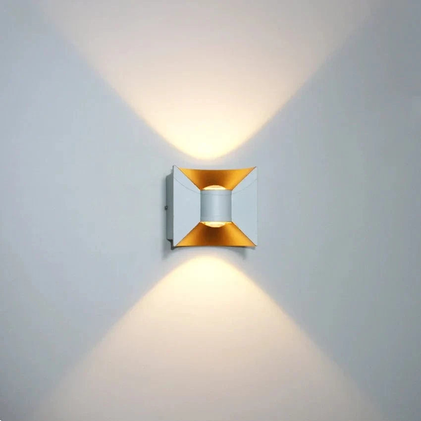 Applique murale extérieure étanche. | Marco Lucetti Noir / Blanc froid / 12W