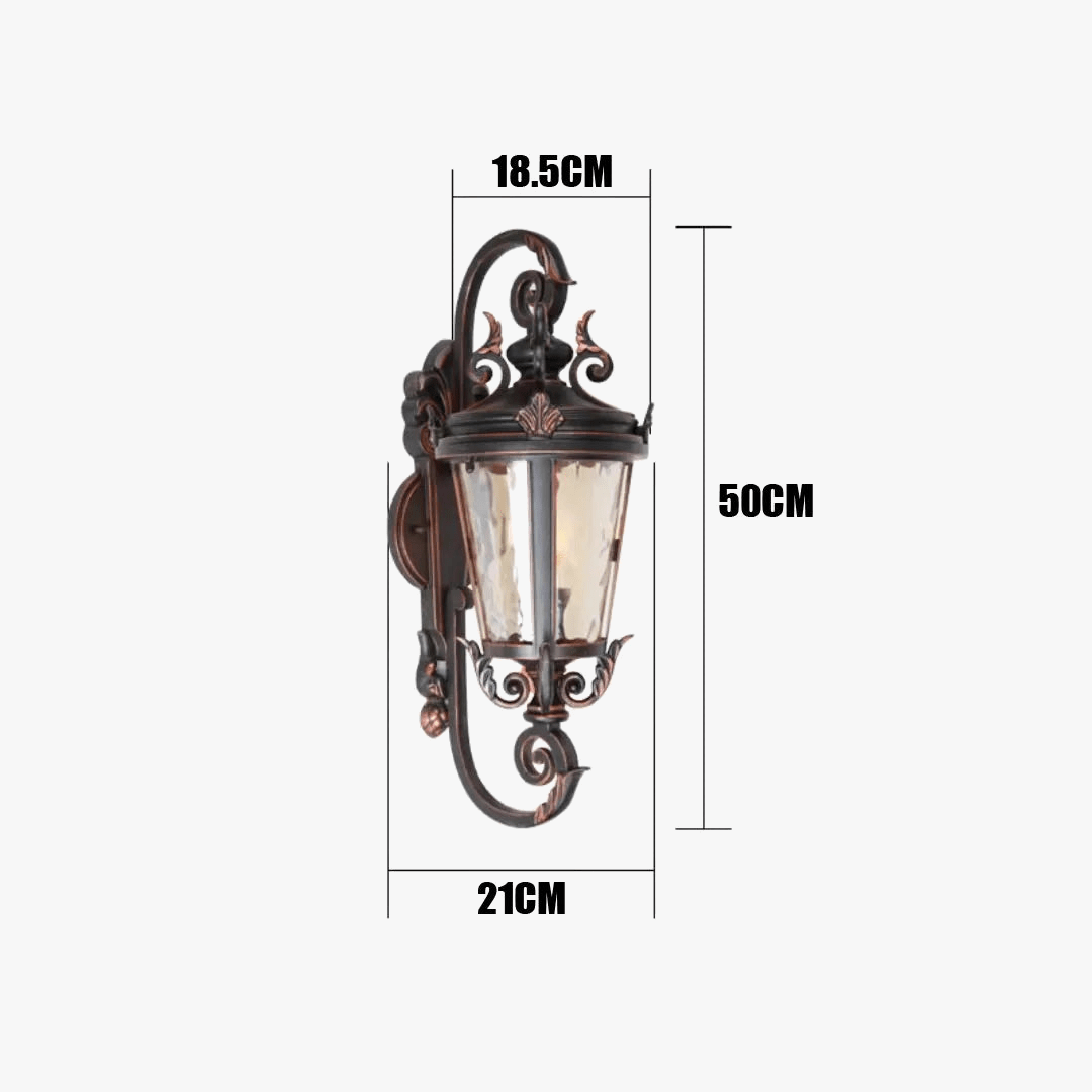 Applique murale extérieure étanche pour porte - Série Décor Maison | Marco Lucetti