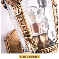 Applique Murale Extérieure Étanche Style Rétro Européen - Idéale pour le Jardin | Marco Lucetti