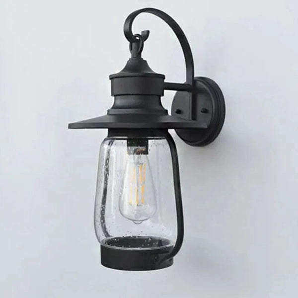 Applique murale extérieure européenne étanche jardin Villa entrée cour porche lumière rétro cheval lumières balcon verre E27 éclairage - Marque Lumina Europe | Marco Lucetti