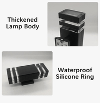 Applique murale extérieure LED Cube | Marco Lucetti