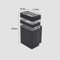 Applique murale extérieure LED Cube | Marco Lucetti Coque en plastique / A / Blanc froid