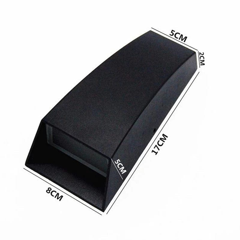 Applique murale extérieure LED étanche haut et bas AC90-260V 2*3W COB en aluminium pour jardin et porche | Marco Lucetti