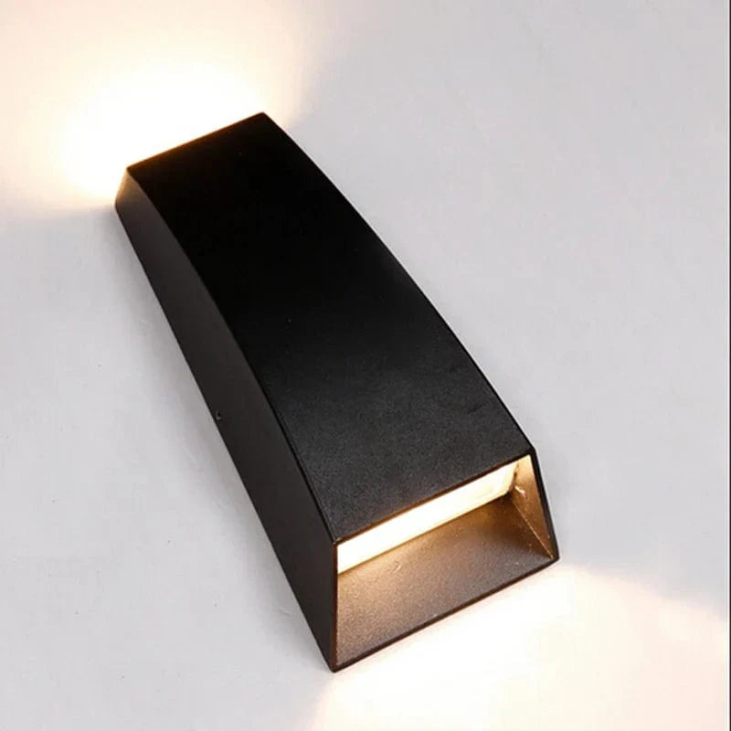 Applique murale extérieure LED étanche haut et bas AC90-260V 2*3W COB en aluminium pour jardin et porche | Marco Lucetti