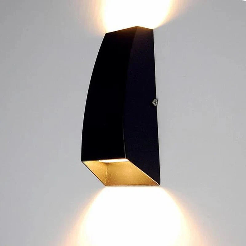 Applique murale extérieure LED étanche haut et bas AC90-260V 2*3W COB en aluminium pour jardin et porche | Marco Lucetti