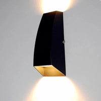 Applique murale extérieure LED étanche haut et bas AC90-260V 2*3W COB en aluminium pour jardin et porche | Marco Lucetti