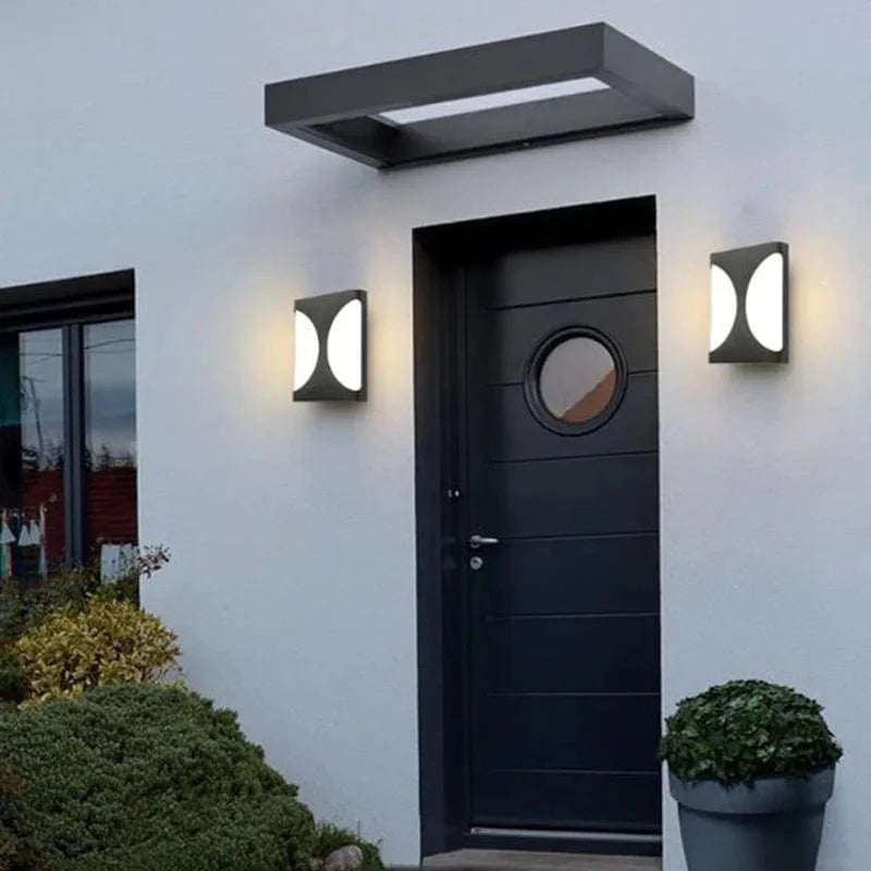 Applique murale extérieure LED étanche pour balcon, jardin, couloir et terrasse | Marco Lucetti