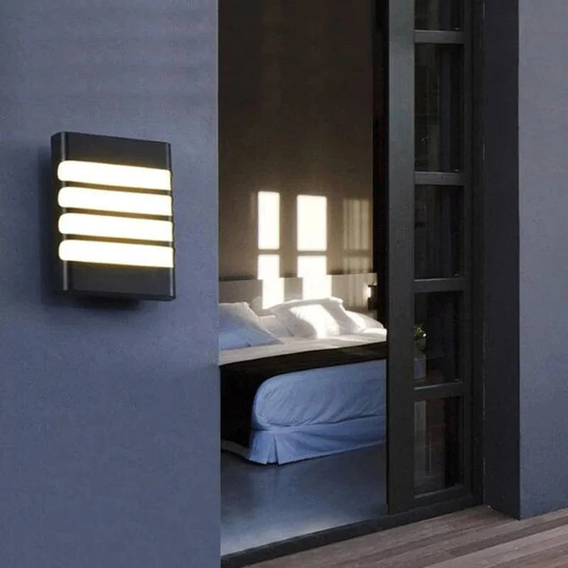 Applique murale extérieure LED étanche pour balcon, jardin, couloir et terrasse | Marco Lucetti