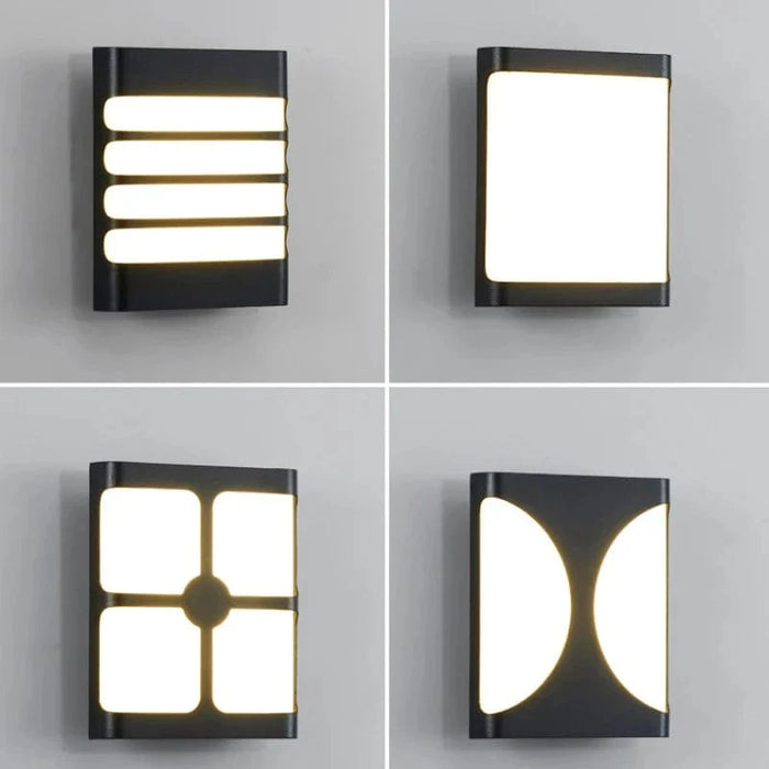 Applique murale extérieure LED étanche pour balcon, jardin, couloir et terrasse | Marco Lucetti