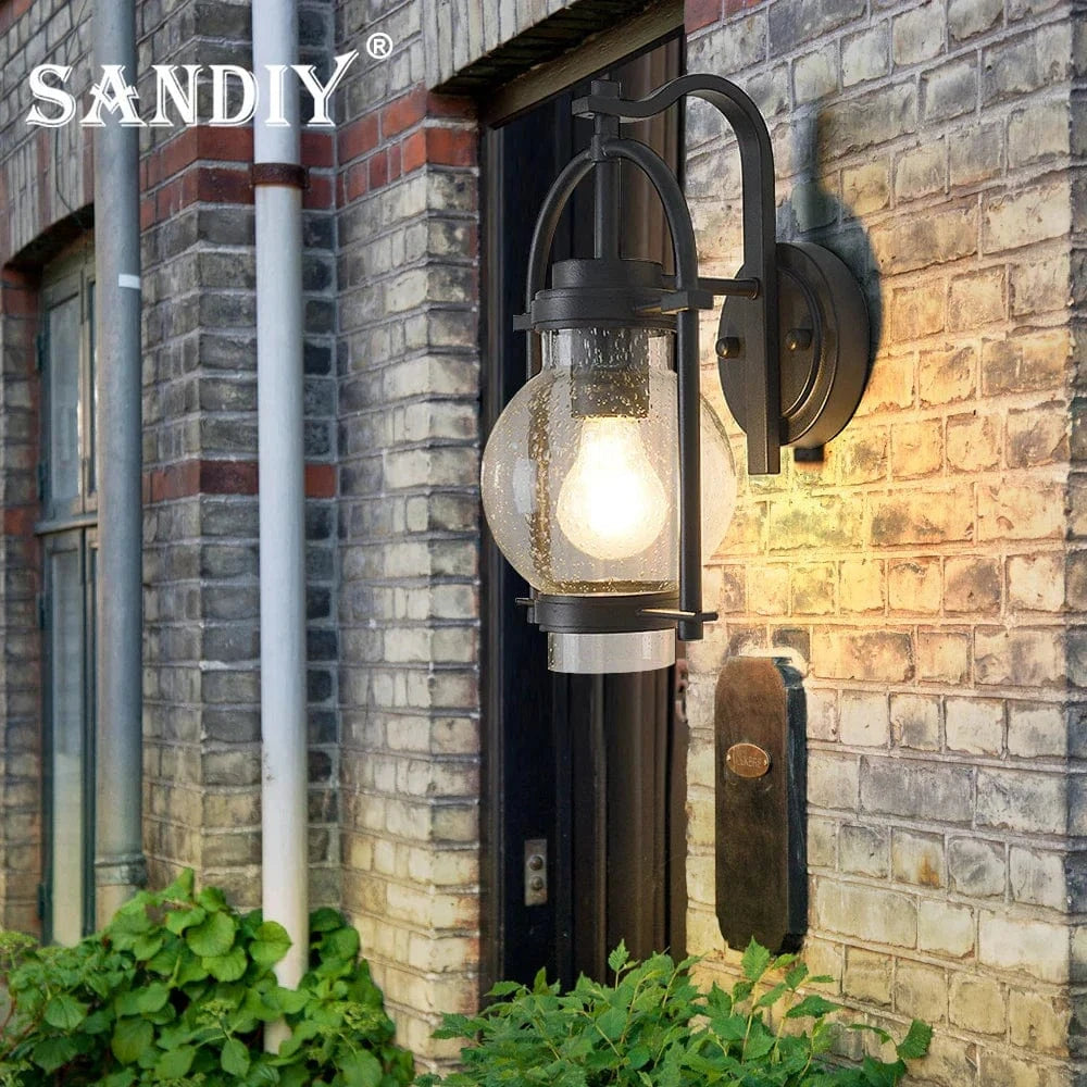 Applique Murale Extérieure LED Étanche Style Industriel - Urban Glow | Marco Lucetti