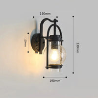 Applique Murale Extérieure LED Étanche Style Industriel - Urban Glow | Marco Lucetti 330 mm / CHINE / 12 Lumière chaude