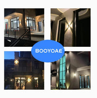 Applique murale extérieure LED moderne noir pour jardin | Marco Lucetti