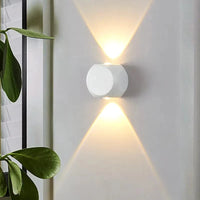 Applique murale extérieure LED moderne noir pour jardin | Marco Lucetti