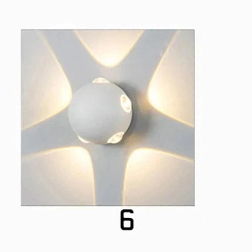 Applique murale extérieure LED moderne noir pour jardin | Marco Lucetti 6