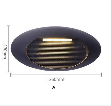 Applique murale extérieure LED ovale PorchMax | Marco Lucetti A / Chaude