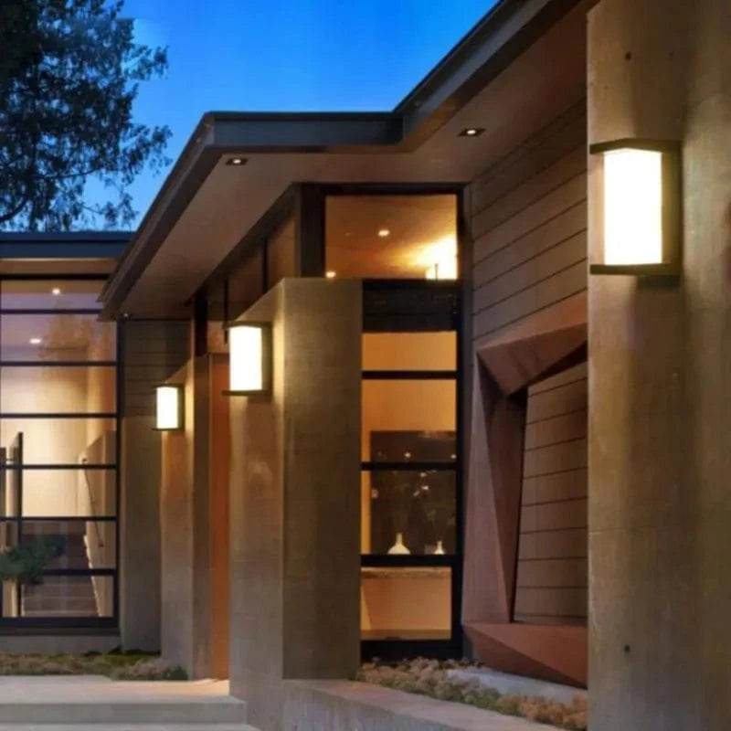 Applique murale extérieure LED XL étanche IP65 avec radar de mouvement | Marco Lucetti