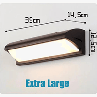 Applique murale extérieure LED XL étanche IP65 avec radar de mouvement | Marco Lucetti