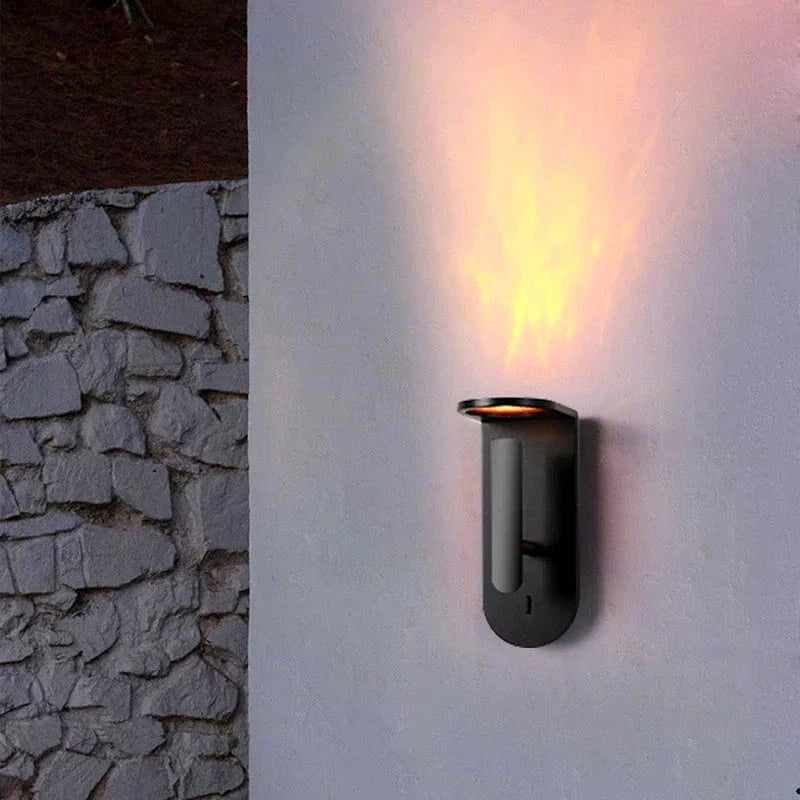 Applique murale extérieure modern 2023 - Éclairage pour terrasse, balcon et jardin | Marco Lucetti 20CM / Lumière chaude