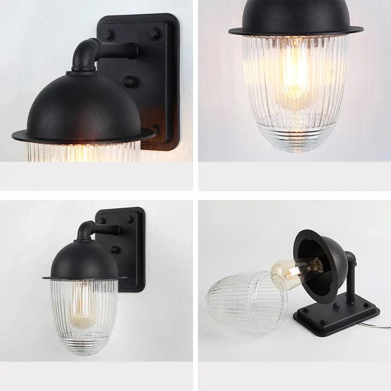 Applique murale extérieure moderne étanche pour porte d'entrée balcon maison jardin terrasse porche - Style américain | Marco Lucetti