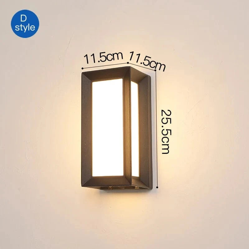 Applique Murale Extérieure Moderne LED IP65 - Éclairage Brillant pour Votre Extérieur | Marco Lucetti Blanc chaud