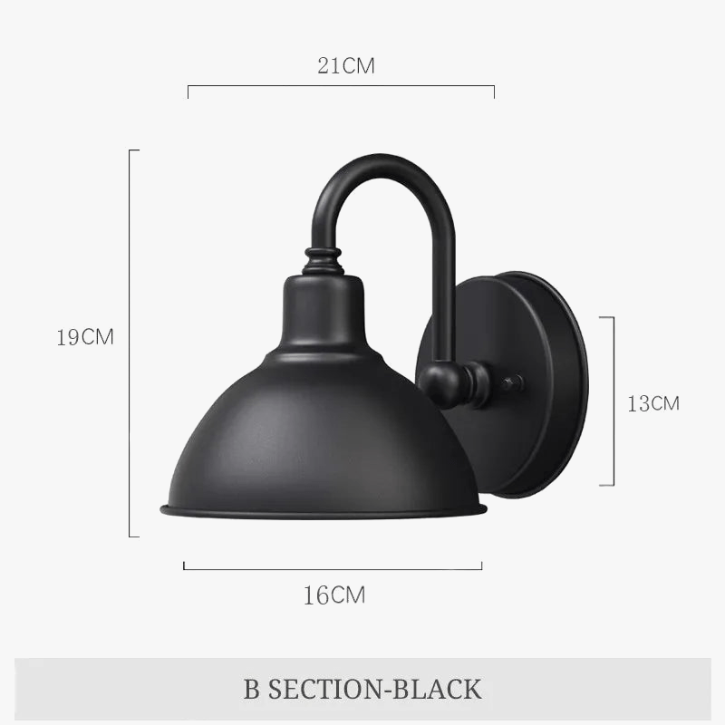 Applique murale extérieure rétro étanche pour jardin - Collection Vintage Glow | Marco Lucetti