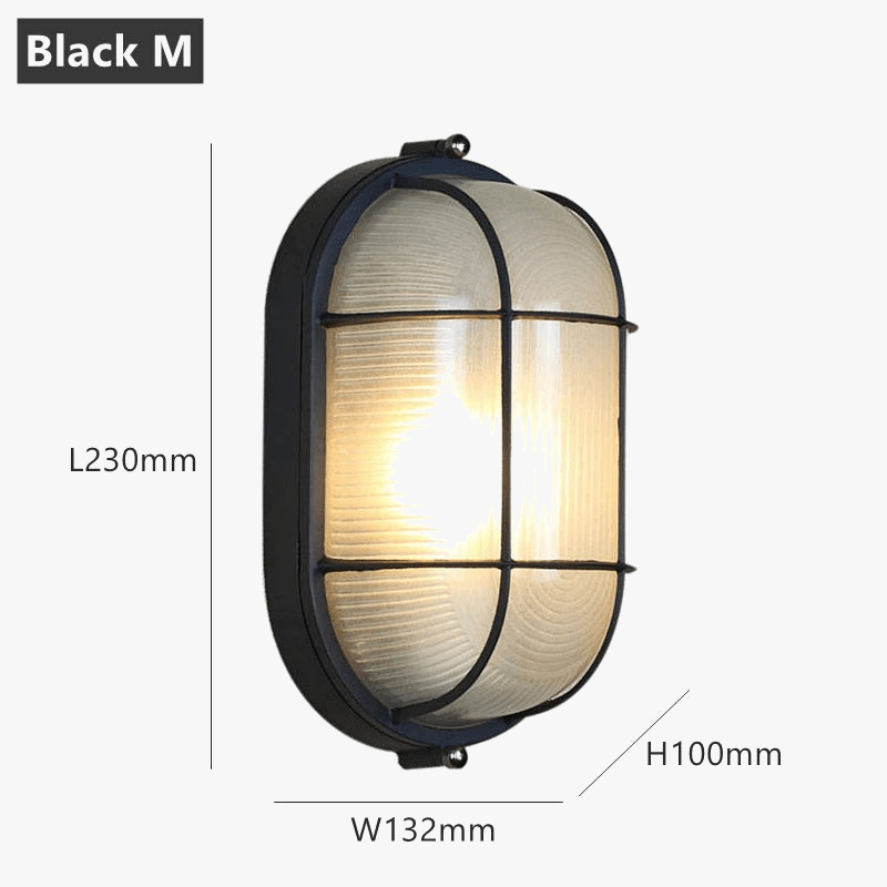 Applique murale extérieure rétro étanche - Vintage & Anti-déflagrante | Marco Lucetti