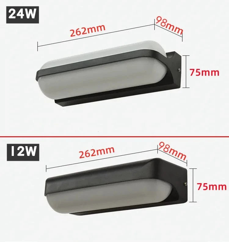 Applique murale extérieure Simple IP65 étanche pour jardin | Marco Lucetti