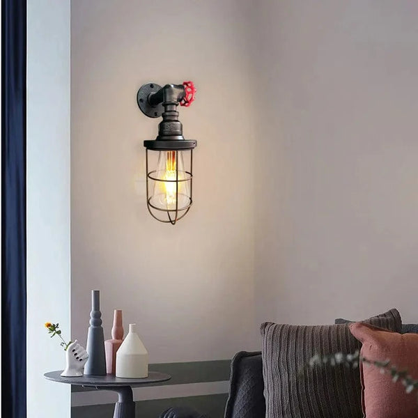 Applique Murale Fer Art Conduite d'Eau Loft Rétro - Style Industriel | Marco Lucetti