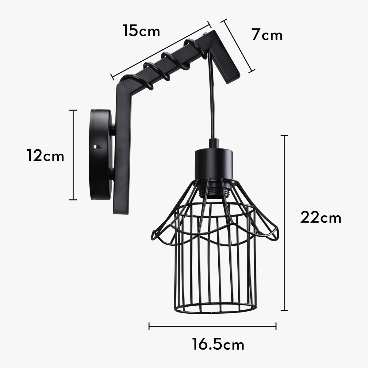 Applique Murale Fer Nordique Moderne | Marco Lucetti