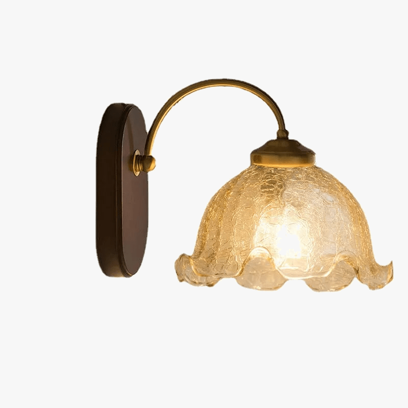 Applique murale fleur en verre pour salle de bain | Marco Lucetti