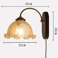 Applique murale fleur en verre pour salle de bain | Marco Lucetti A