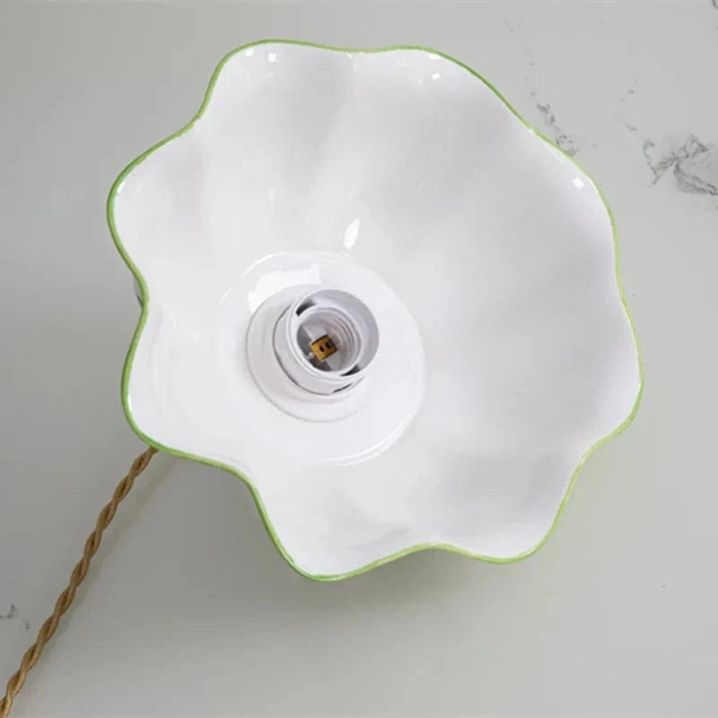 Applique murale fleur papillons en céramique | Marco Lucetti