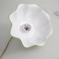 Applique murale fleur papillons en céramique | Marco Lucetti