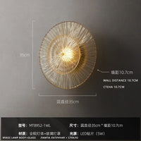 Applique murale Fleur Post-Moderne de Lausanne | Marco Lucetti D35 E10,7CM