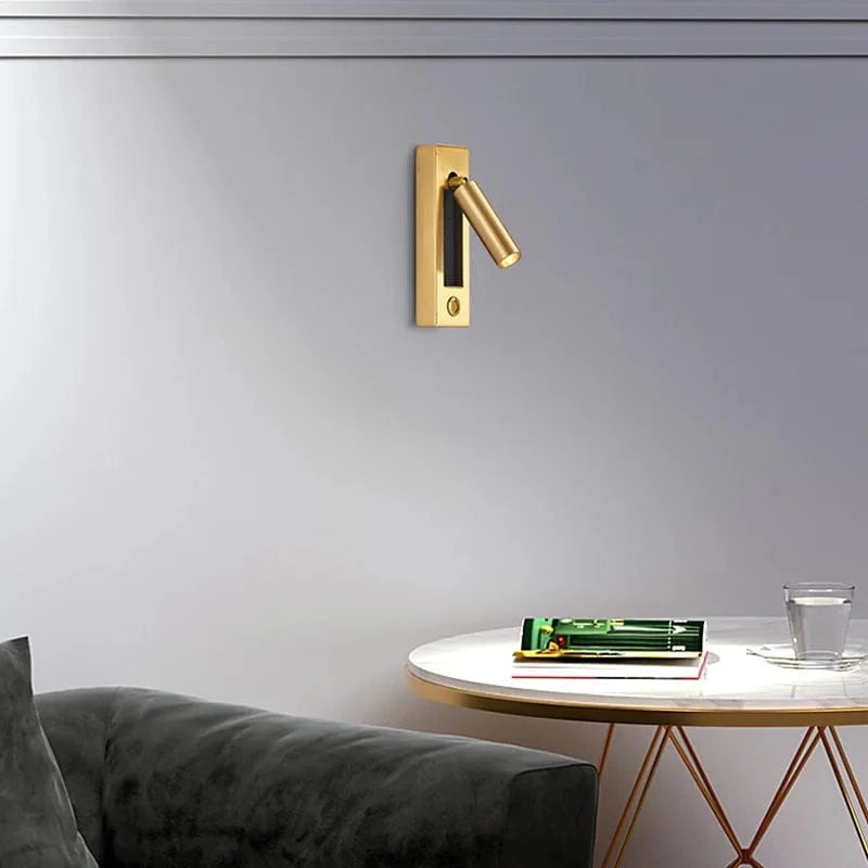 Applique Murale FutureTech avec Chargeur USB et Projecteur LED Rotatif | Marco Lucetti