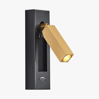 Applique Murale FutureTech avec Chargeur USB et Projecteur LED Rotatif | Marco Lucetti