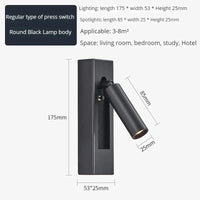 Applique Murale FutureTech avec Chargeur USB et Projecteur LED Rotatif | Marco Lucetti B / Blanc froid (5 500-7 000 K).