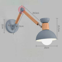 Applique murale Garenne en bois et métal - Style Moderne | Marco Lucetti B - Gris