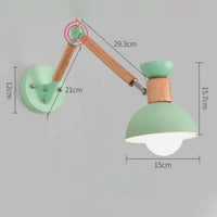 Applique murale Garenne en bois et métal - Style Moderne | Marco Lucetti B - Vert