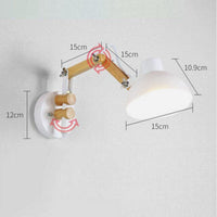 Applique murale Garenne en bois et métal - Style Moderne | Marco Lucetti G - Blanc