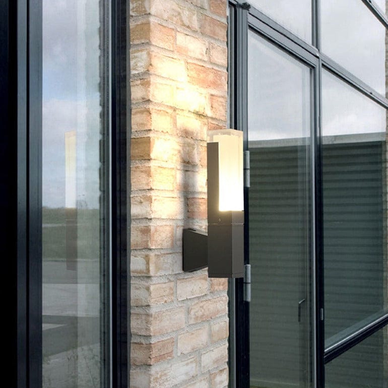 Applique murale géométrique en métal noir Mathurin | Marco Lucetti