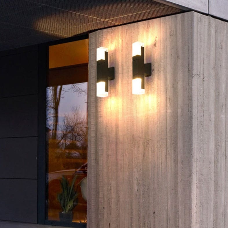 Applique murale géométrique en métal noir Mathurin | Marco Lucetti