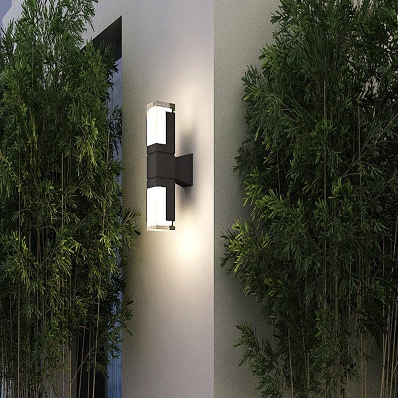 Applique murale géométrique en métal noir Mathurin | Marco Lucetti