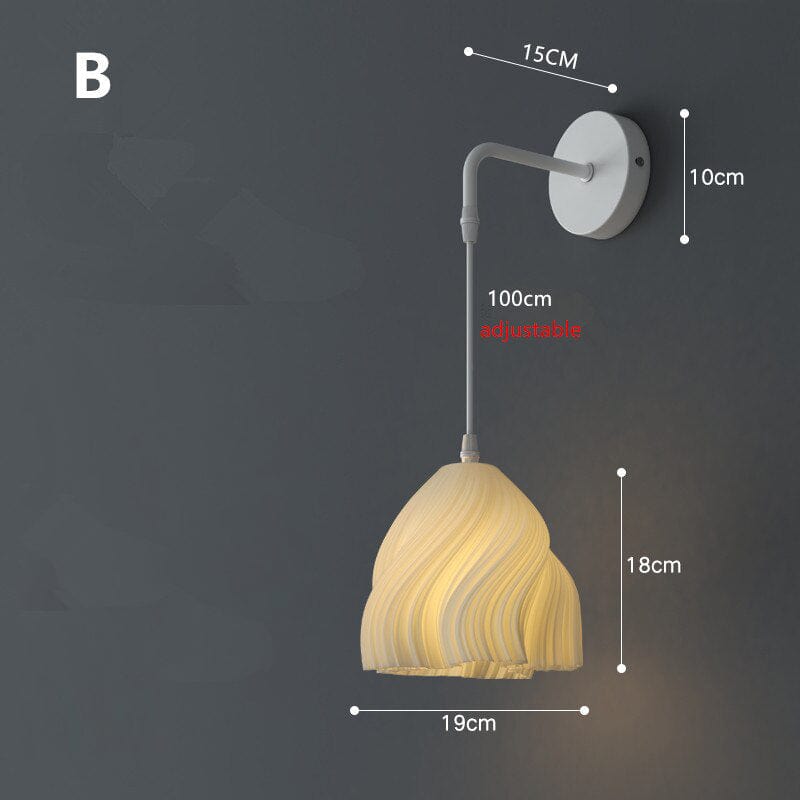 Applique murale Gilor en métal blanc | Marco Lucetti B / Chaude