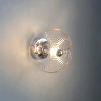 Applique Murale GLALL en Métal Chromé avec Ampoule | Marco Lucetti
