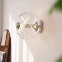 Applique Murale GLALL en Métal Chromé pour Escaliers et Allée | Marco Lucetti