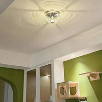 Applique Murale GLALL en Métal Chromé pour Escaliers et Allée | Marco Lucetti