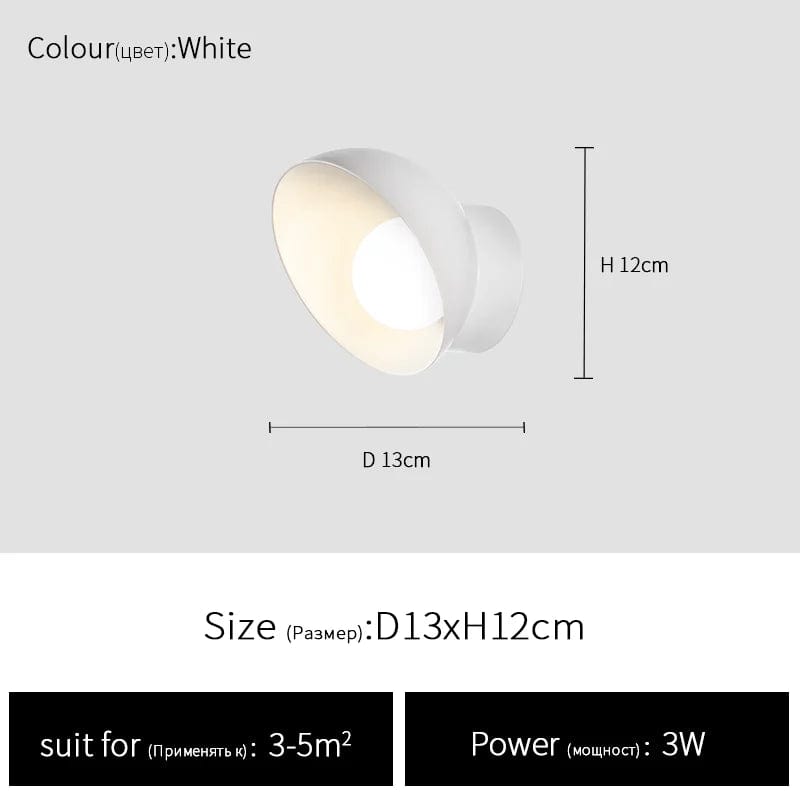 Applique murale Haricot Lait: Design Moderne pour Chambre à Coucher | Marco Lucetti