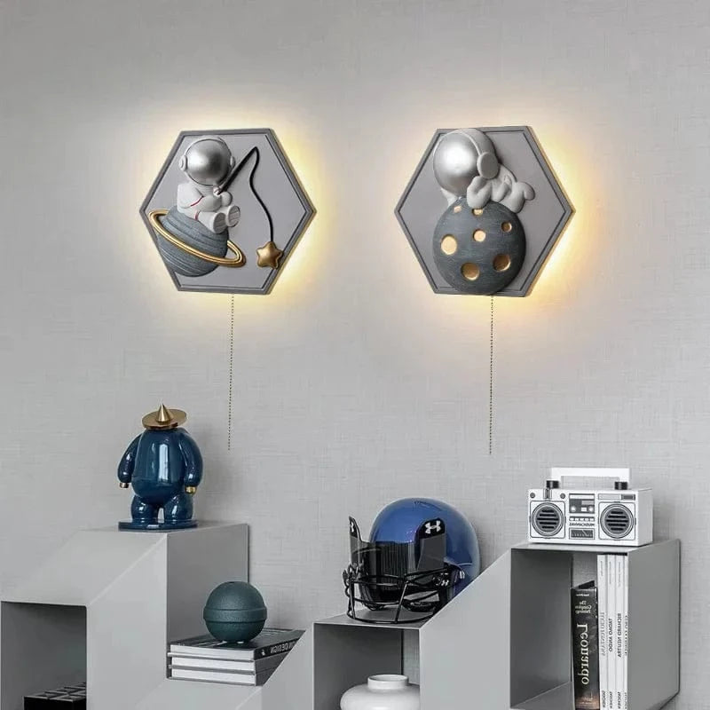 Applique murale HexaPrincess Astronaute | Marco Lucetti